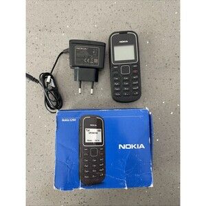 Genuine Nokia 1280 Rare Mobile phone  GSM - 128 MB - Black  READ UNTESTED